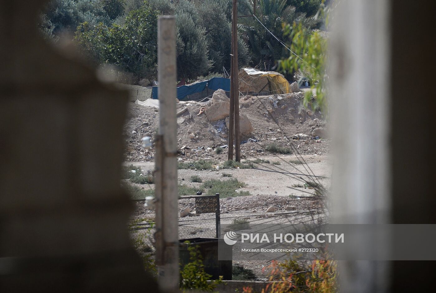 Ситуация в городе Маадания в пригороде Дамаска