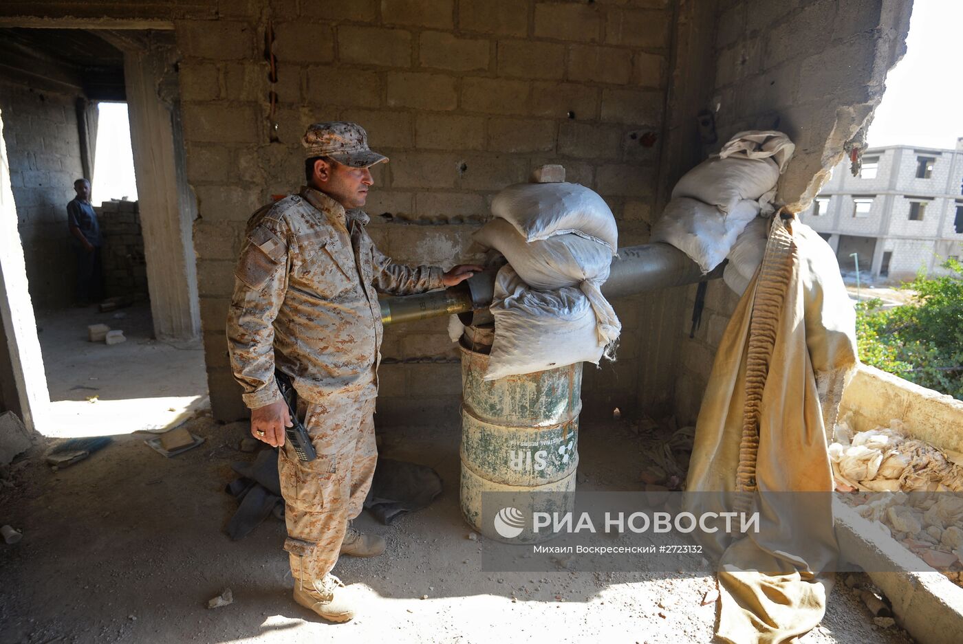 Ситуация в городе Маадания в пригороде Дамаска