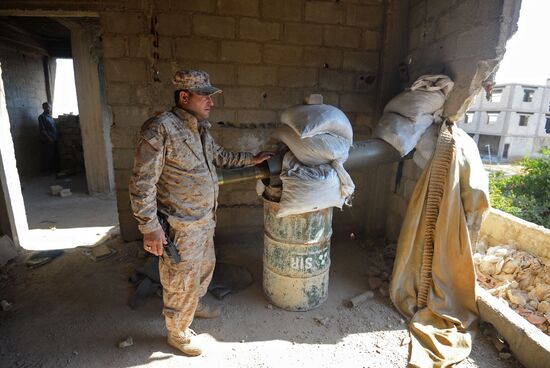 Ситуация в городе Маадания в пригороде Дамаска