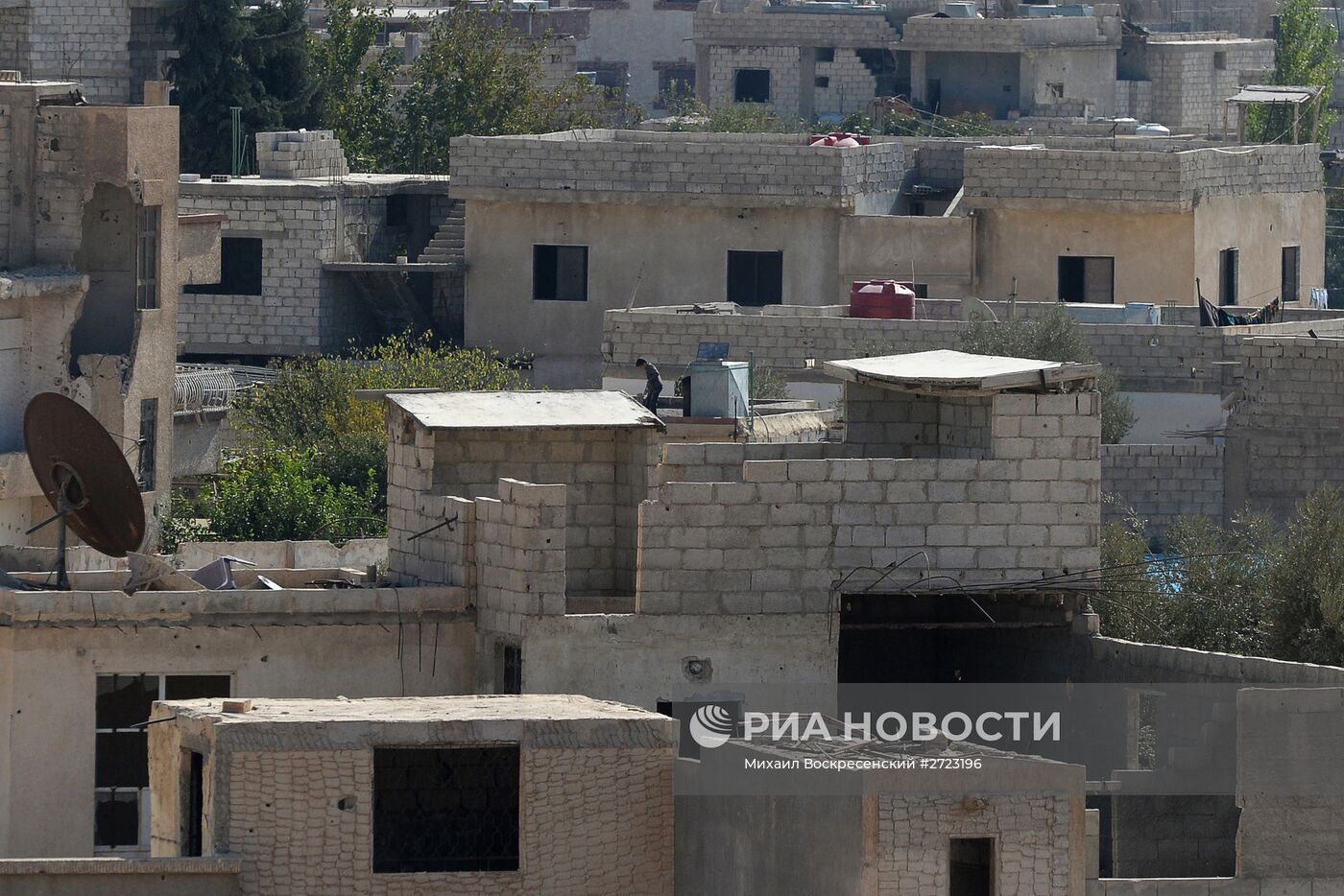 Ситуация в городе Маадания в пригороде Дамаска Ситуация в городе Маадания в пригороде Дамаска