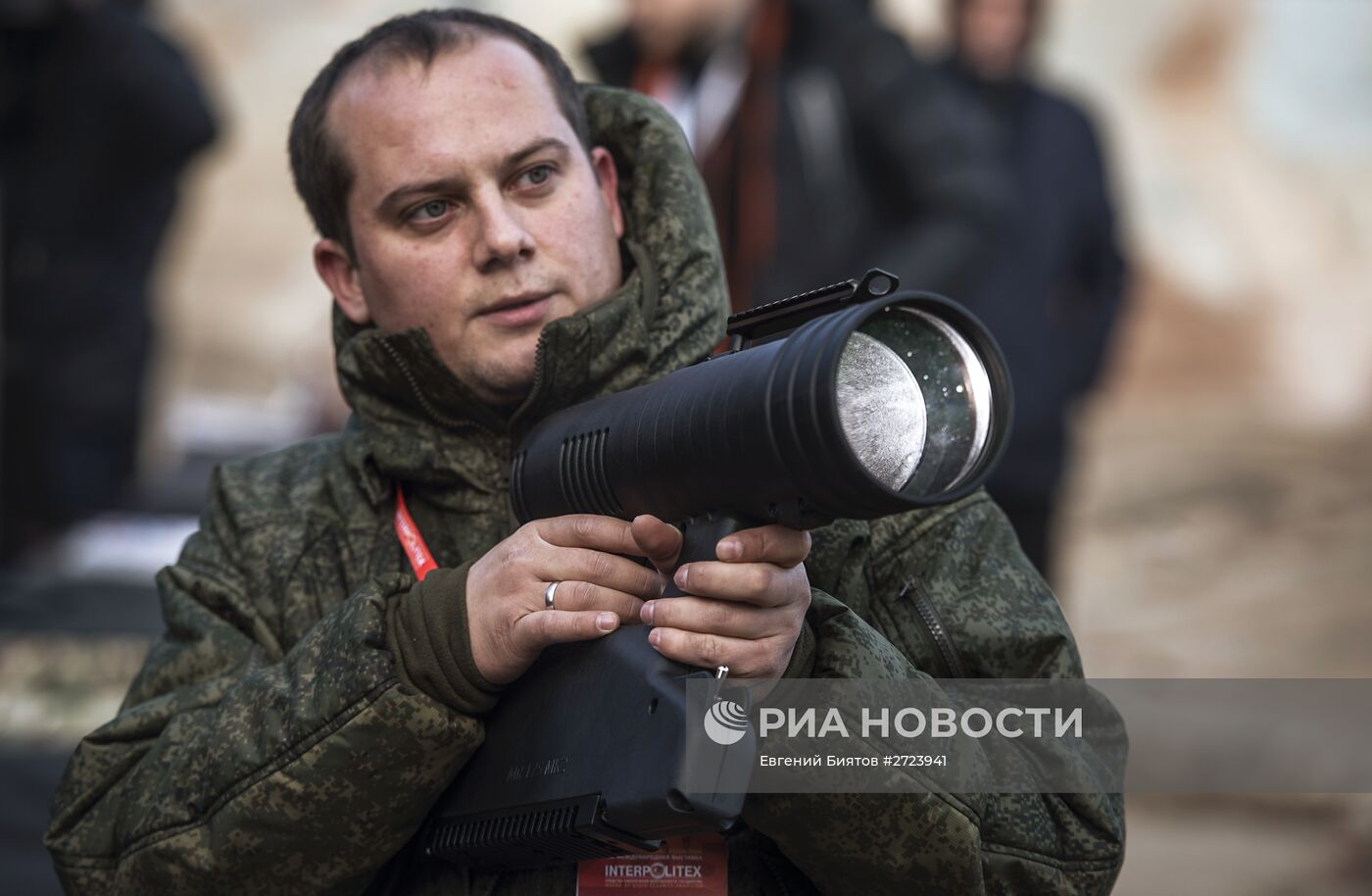 Показ техники в рамках выставки "Интерполитех-2015"