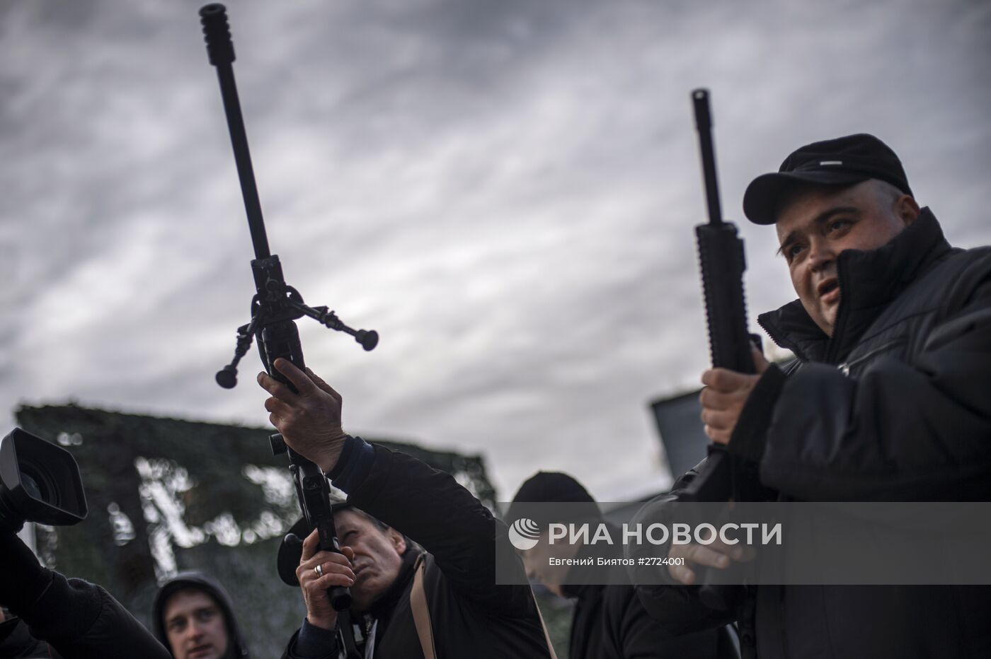 Показ техники в рамках выставки "Интерполитех-2015"