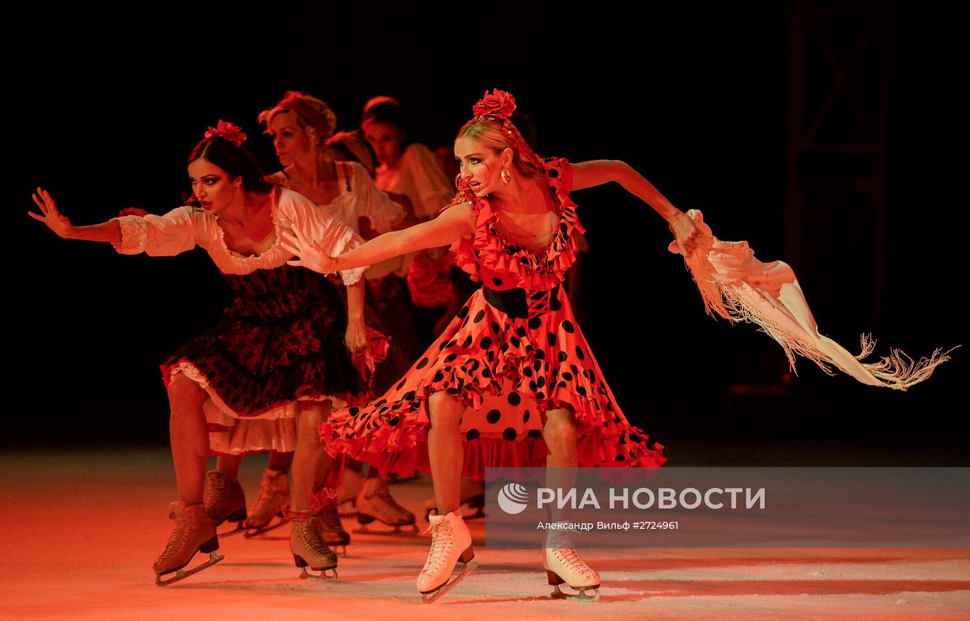 Премьера ледового мюзикла "Кармен" в Москве