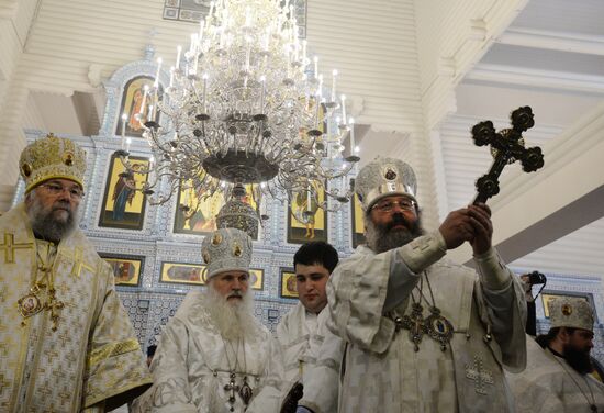 Освящение храма Державной иконы Божией Матери в Свердловской области