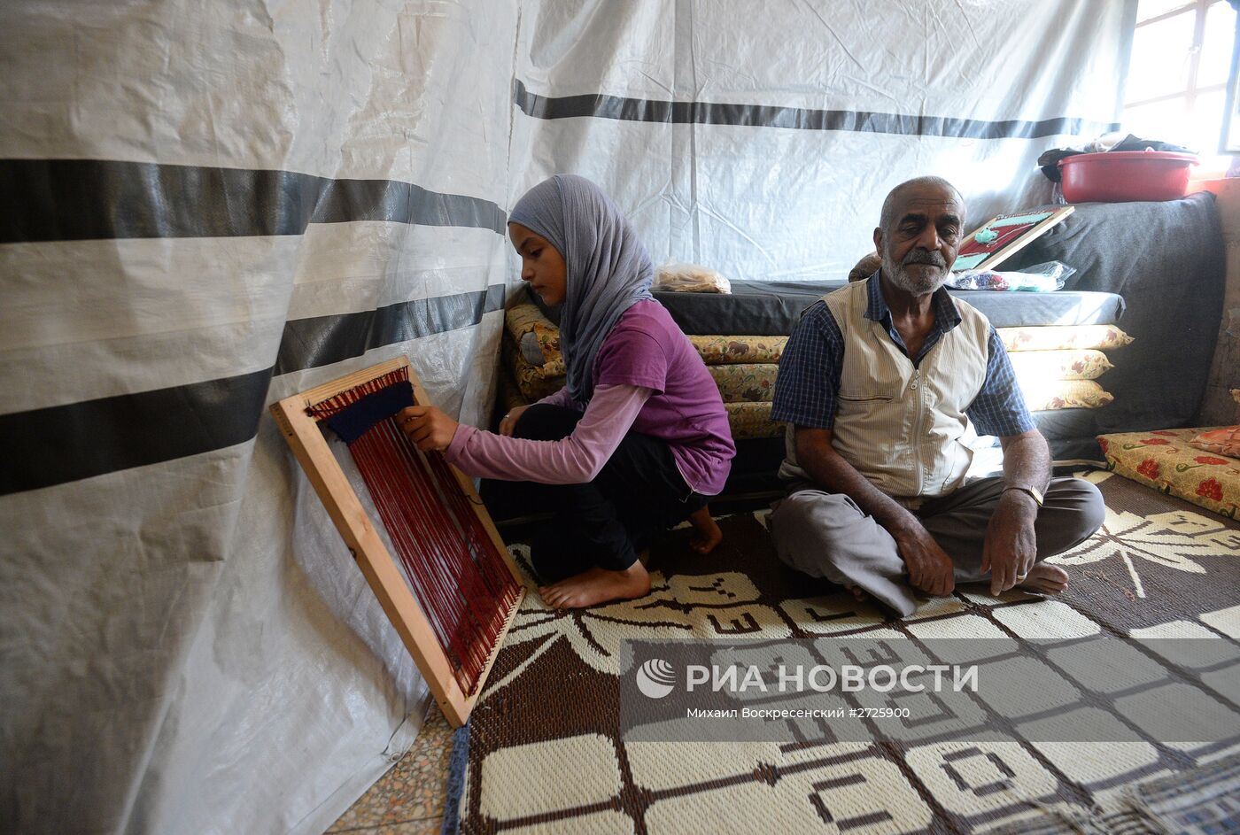Лагерь беженцев в Дамаске