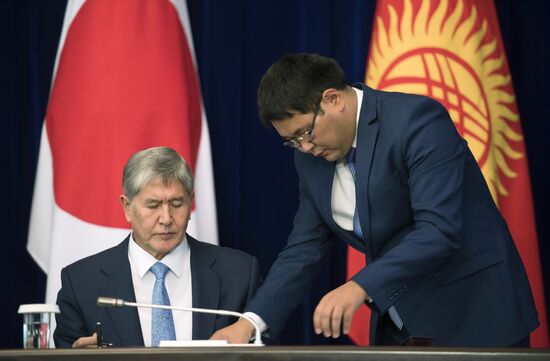 Визит премьер-министра Японии Синдзо Абэ в Киргизию