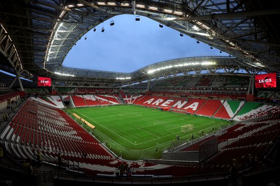 На стадионе "Казань-Арена" завершились работы по укладке газона