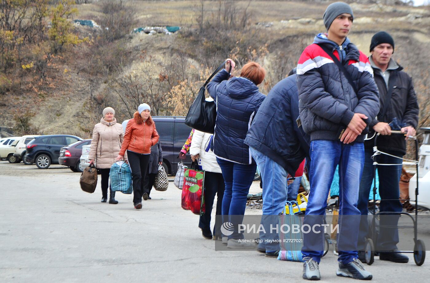 Открытие пункта пропуска в станице Луганской