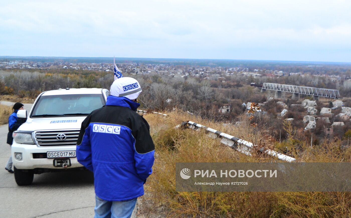 Открытие пункта пропуска в станице Луганской