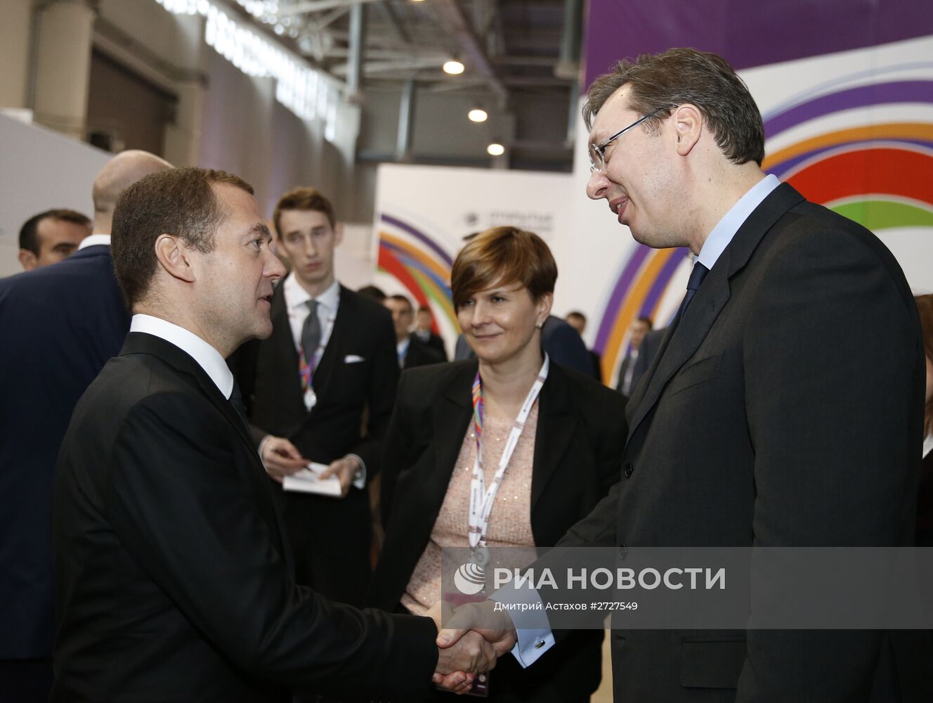 Премьер-министр РФ Д.Медведев на IV Московском международном форуме "Открытые инновации" в Москве