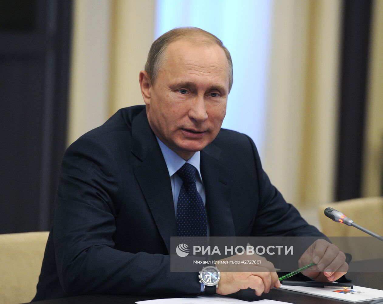 Встреча президента РФ В.Путина с главами делегаций органов безопасности и специальных служб
