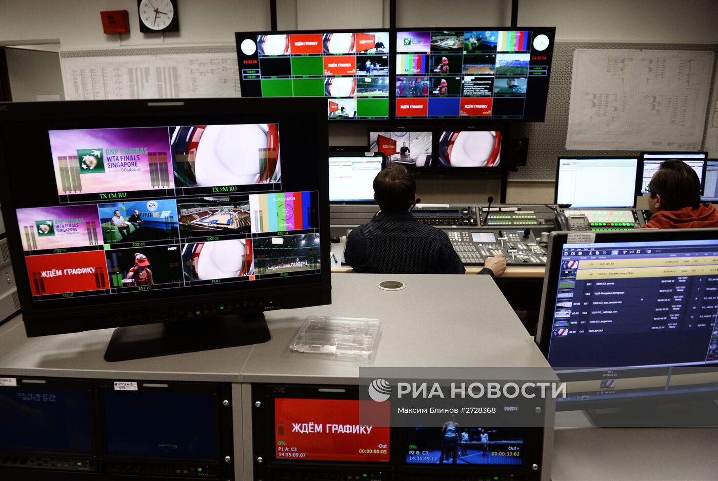 Подготовка к открытию вещания канала "Матч ТВ"