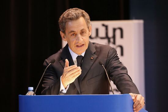 Выступление экс-президента Франции Николя Саркози перед студентами МГИМО