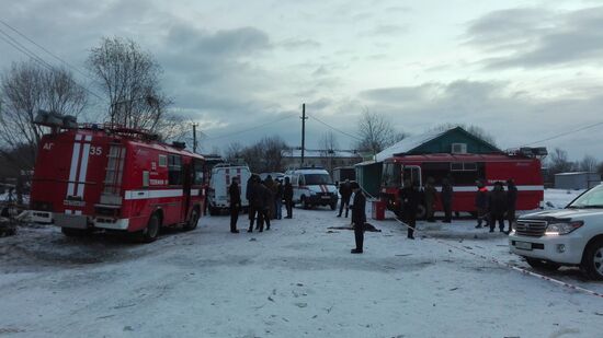 Взрыв газа в доме в Хабаровском крае