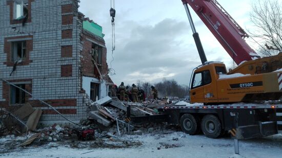 Взрыв газа в доме в Хабаровском крае