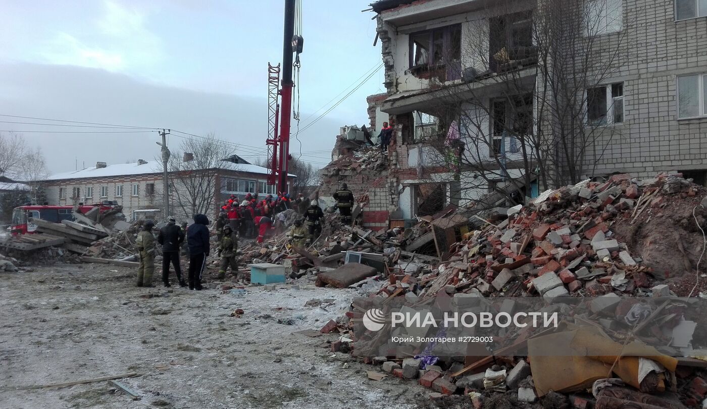 Взрыв газа в доме в Хабаровском крае