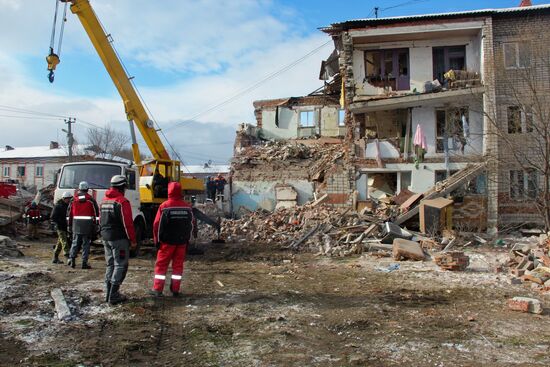 Взрыв газа в жилом доме в Хабаровском крае