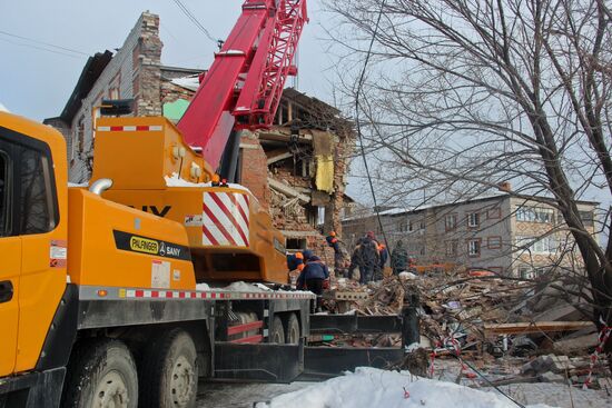 Взрыв газа в жилом доме в Хабаровском крае