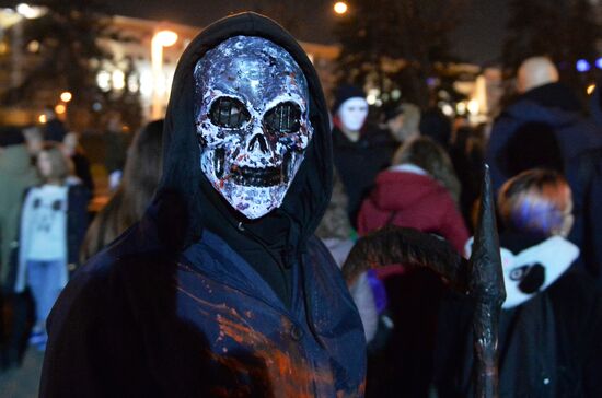 Празднование Хэллоуина в Минске