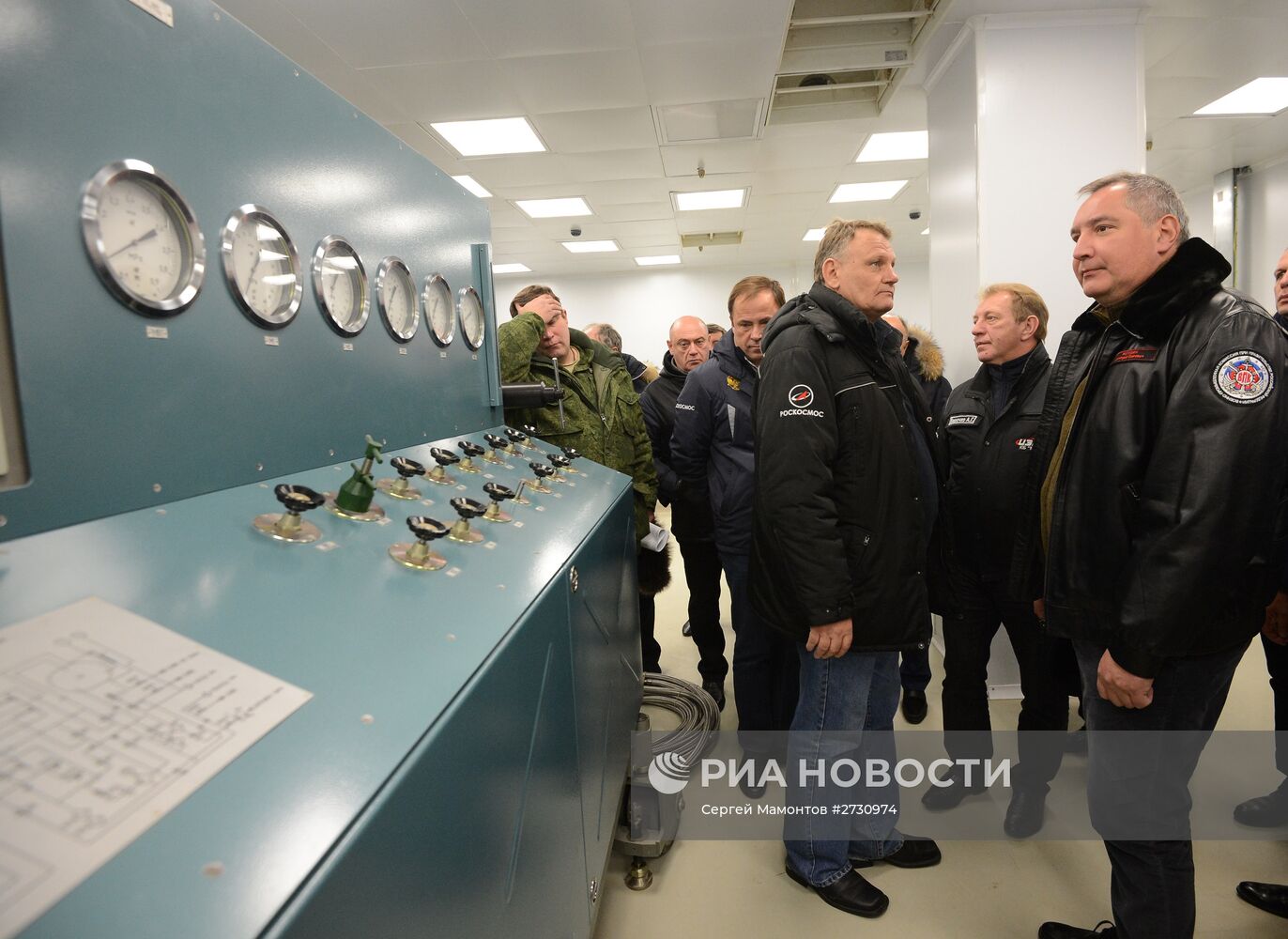 Зампредседателя правительства РФ Д.Рогозин прибыл с проверкой на космодром Восточный