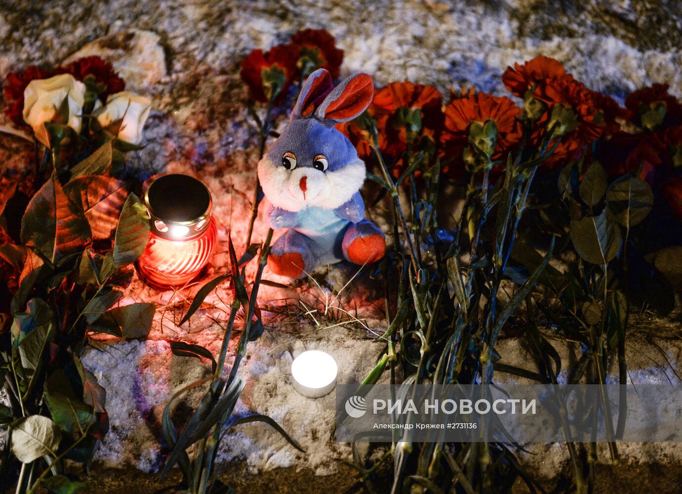 Акция памяти жертв крушения А-321 в городах России