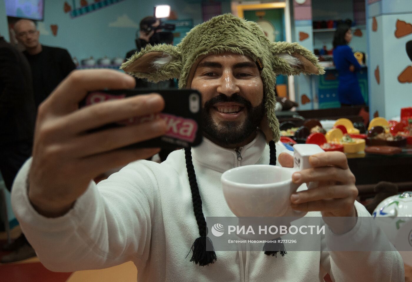Открытие кафе " Crazy Toilet" в Москве