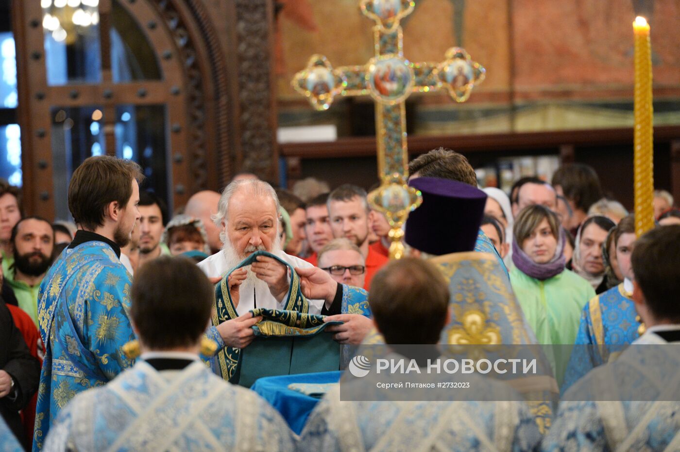 Патриарх Кирилл совершил Божественную литургию в праздник Казанской иконы Божией Матери