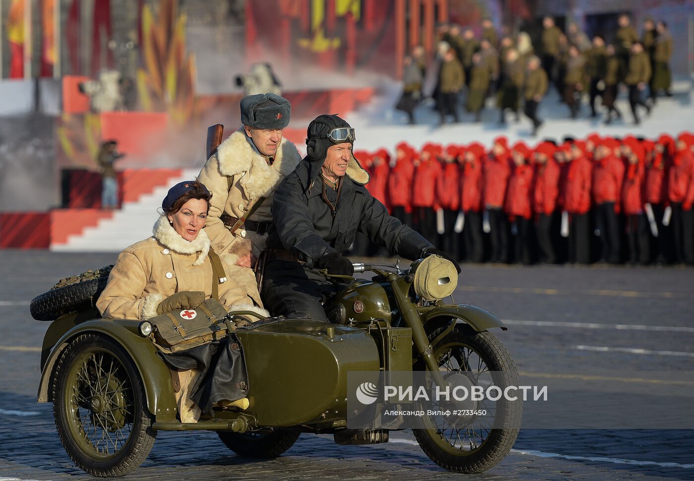 Торжественный марш, посвященный легендарному параду 1941 года