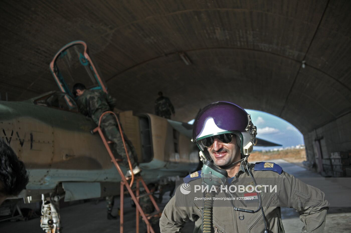 Военная авиабаза "Хама" в Сирии