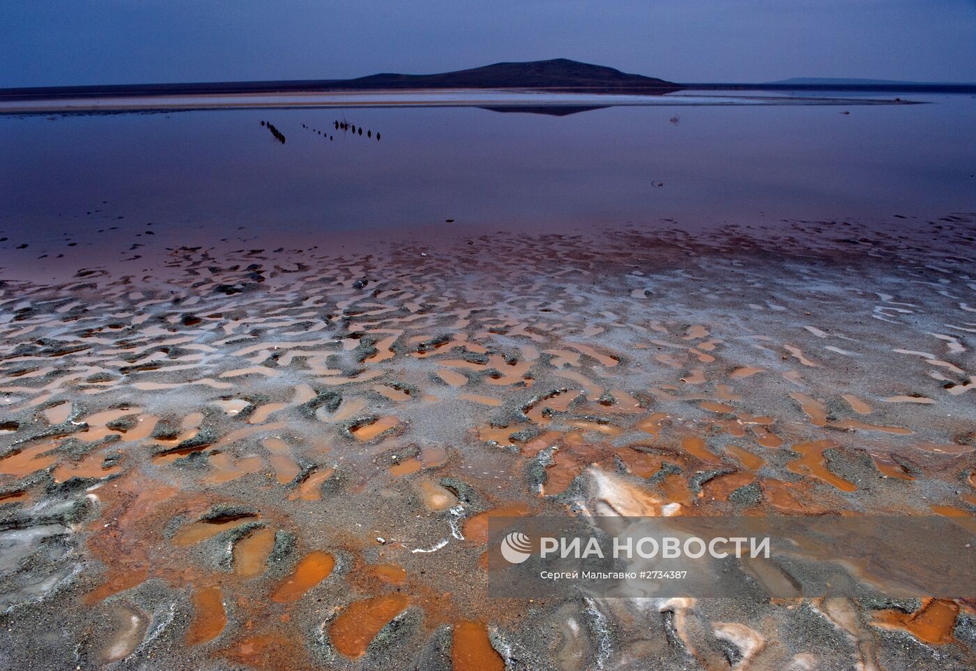 Кояшское озеро в Крыму