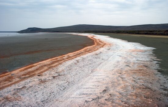 Кояшское озеро в Крыму