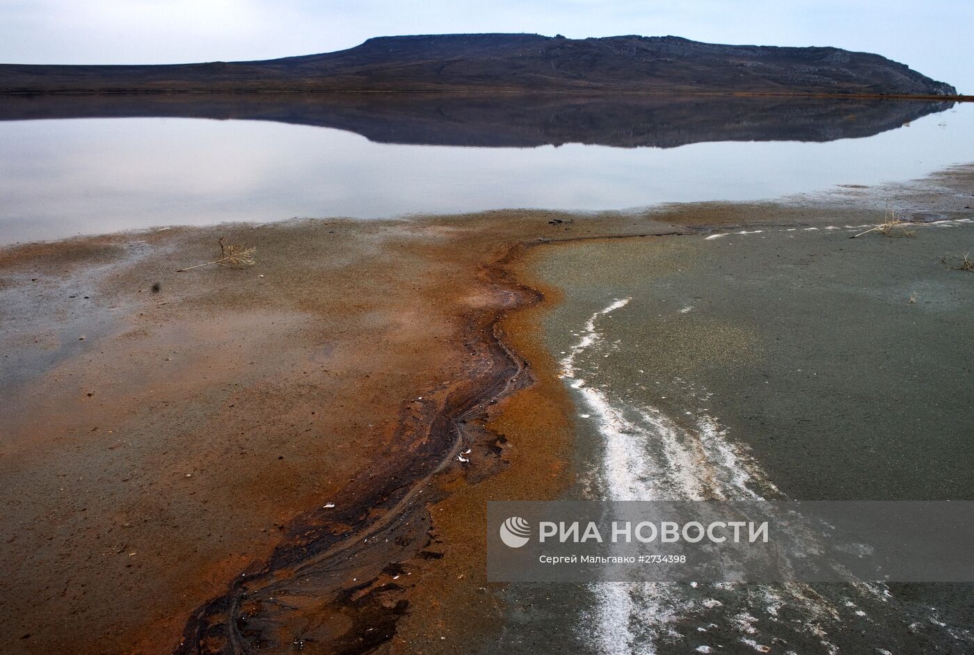 Кояшское озеро в Крыму