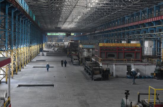 Производство алюминия на Таджикском алюминиевом заводе