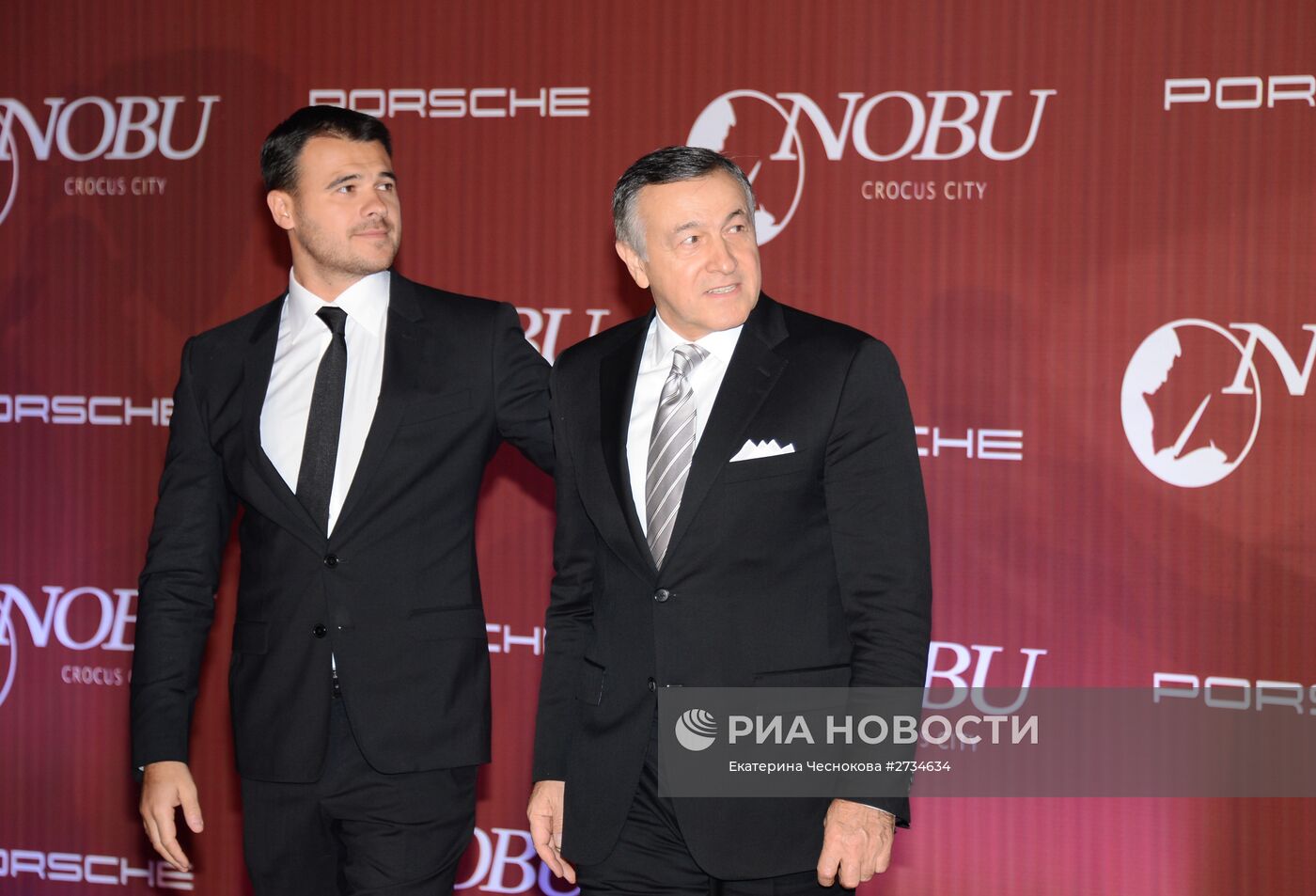 Гости на открытии ресторана Nobu и нескольких бутиков в Crocus Сity Mall