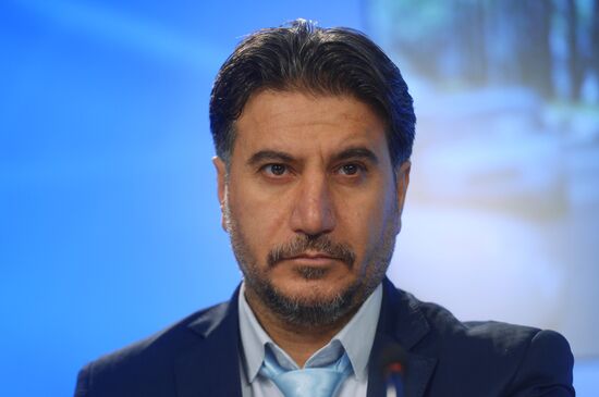Пресс-конференция лидеров сирийской оппозиции в Москве