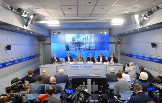 Пресс-конференция лидеров сирийской оппозиции в Москве