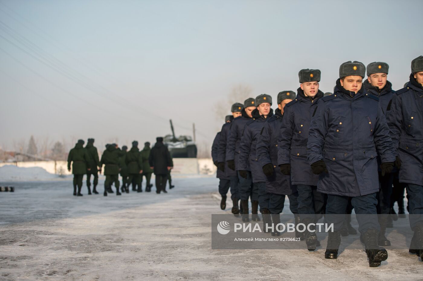 Призыв на военную службу в городах России