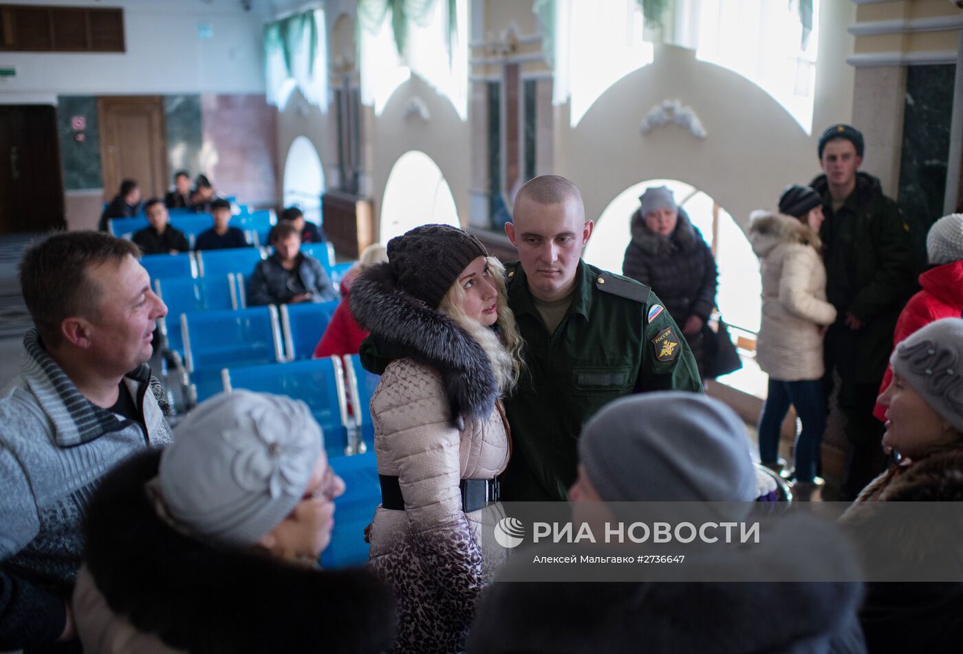 Призыв на военную службу в городах России