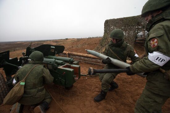 Боевые стрельбы из ракетно-артиллерийского вооружения в Ленинградской области