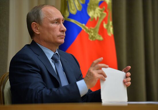 Президент РФ В.Путин провел совещание о приоритетах космической деятельности РФ