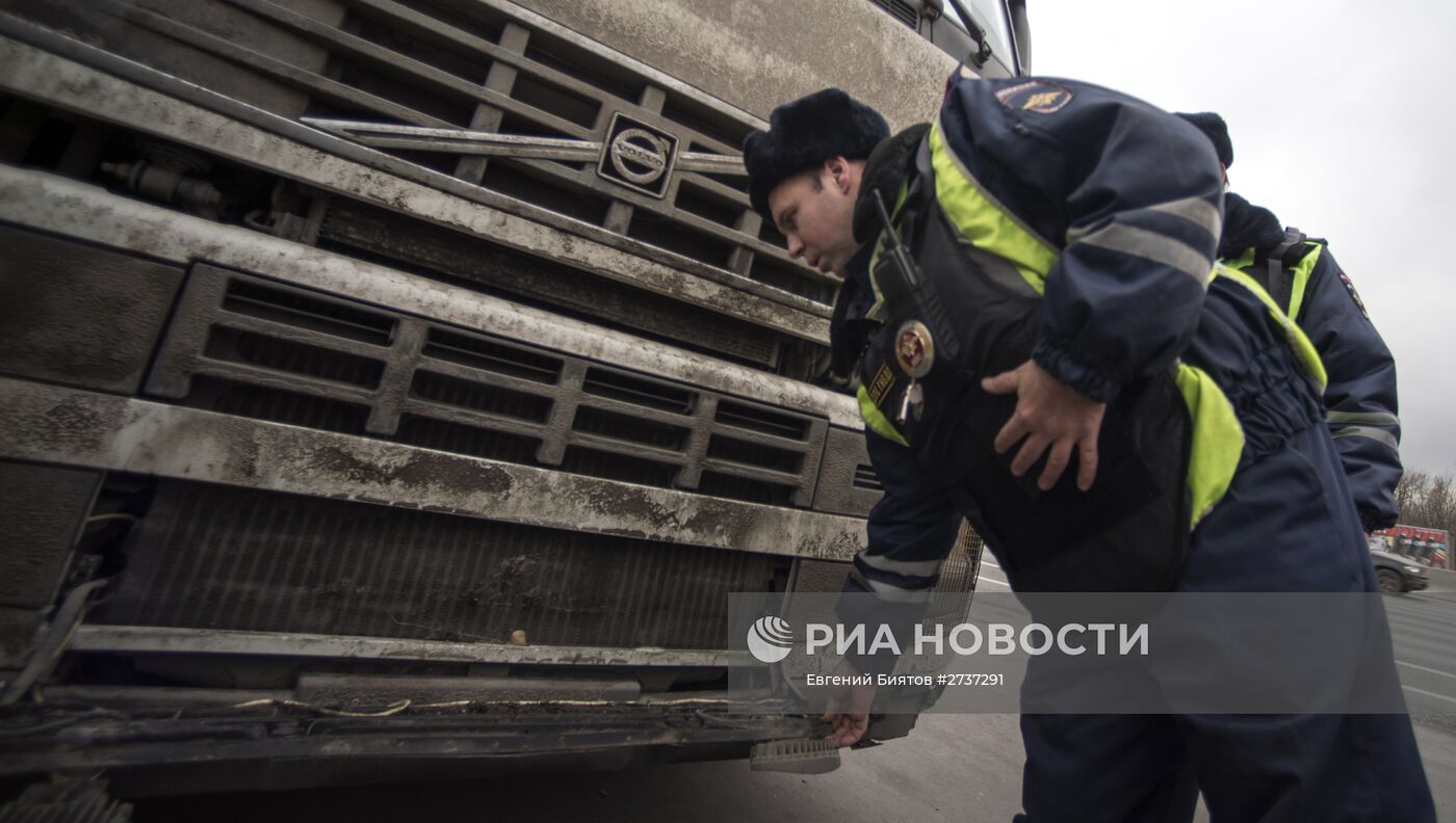 Рейд "скрытых" патрулей ДПС в Москве