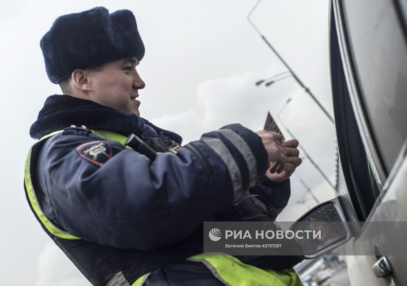 Рейд "скрытых" патрулей ДПС в Москве