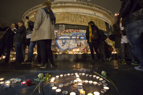 Ситуация в Париже после серии терактов