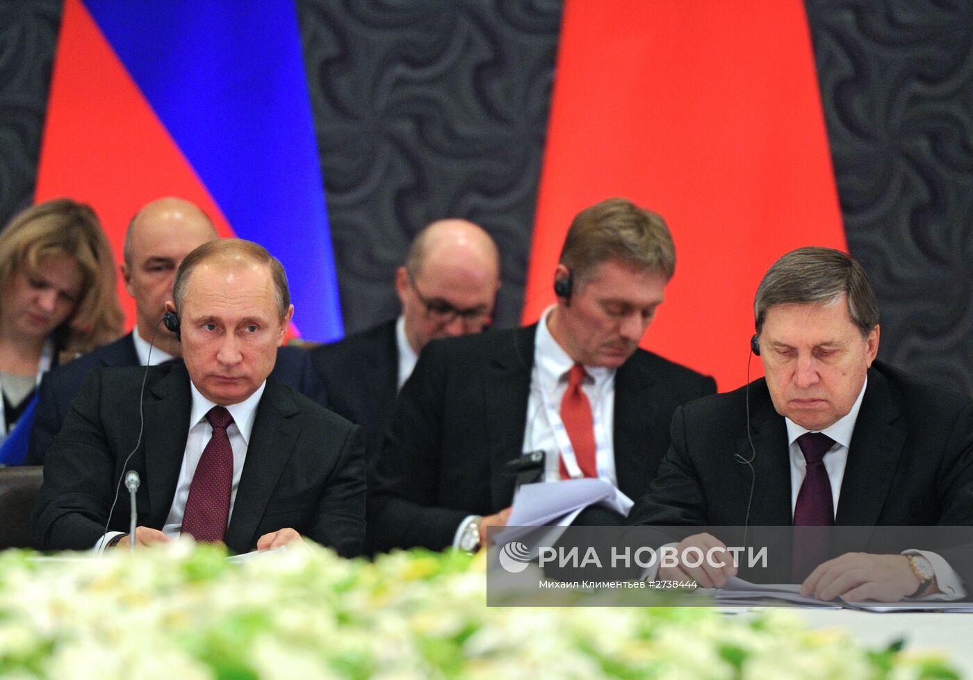 Президент РФ В.Путин принимает участие в неформальном саммите БРИКС в Анталье