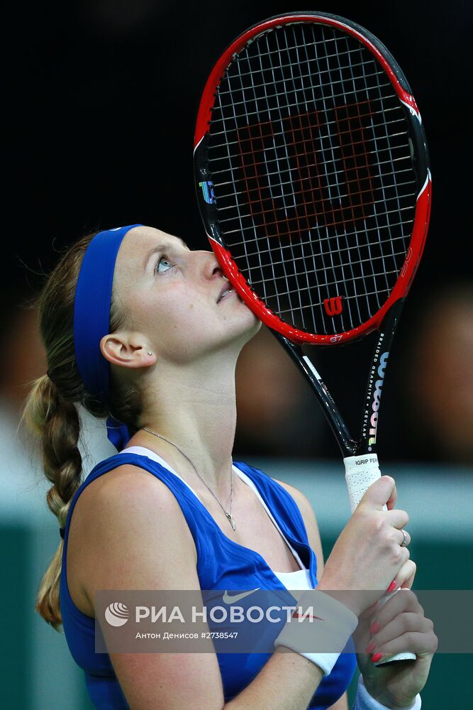 Теннис. Кубок Федерации. Финал. Матч Чехия - России. Второй день