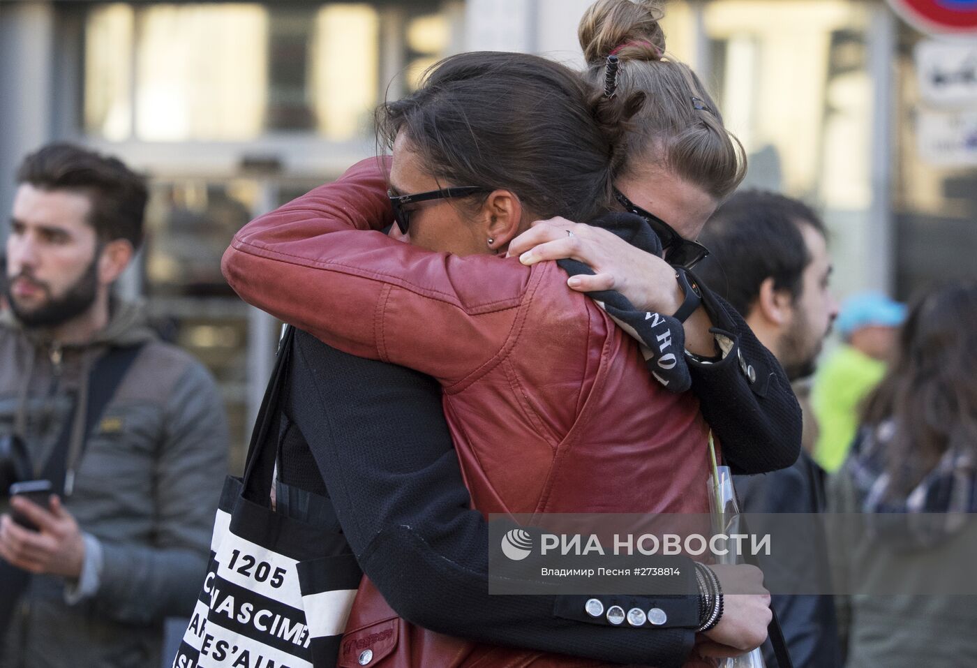 Ситуация в Париже после серии терактов