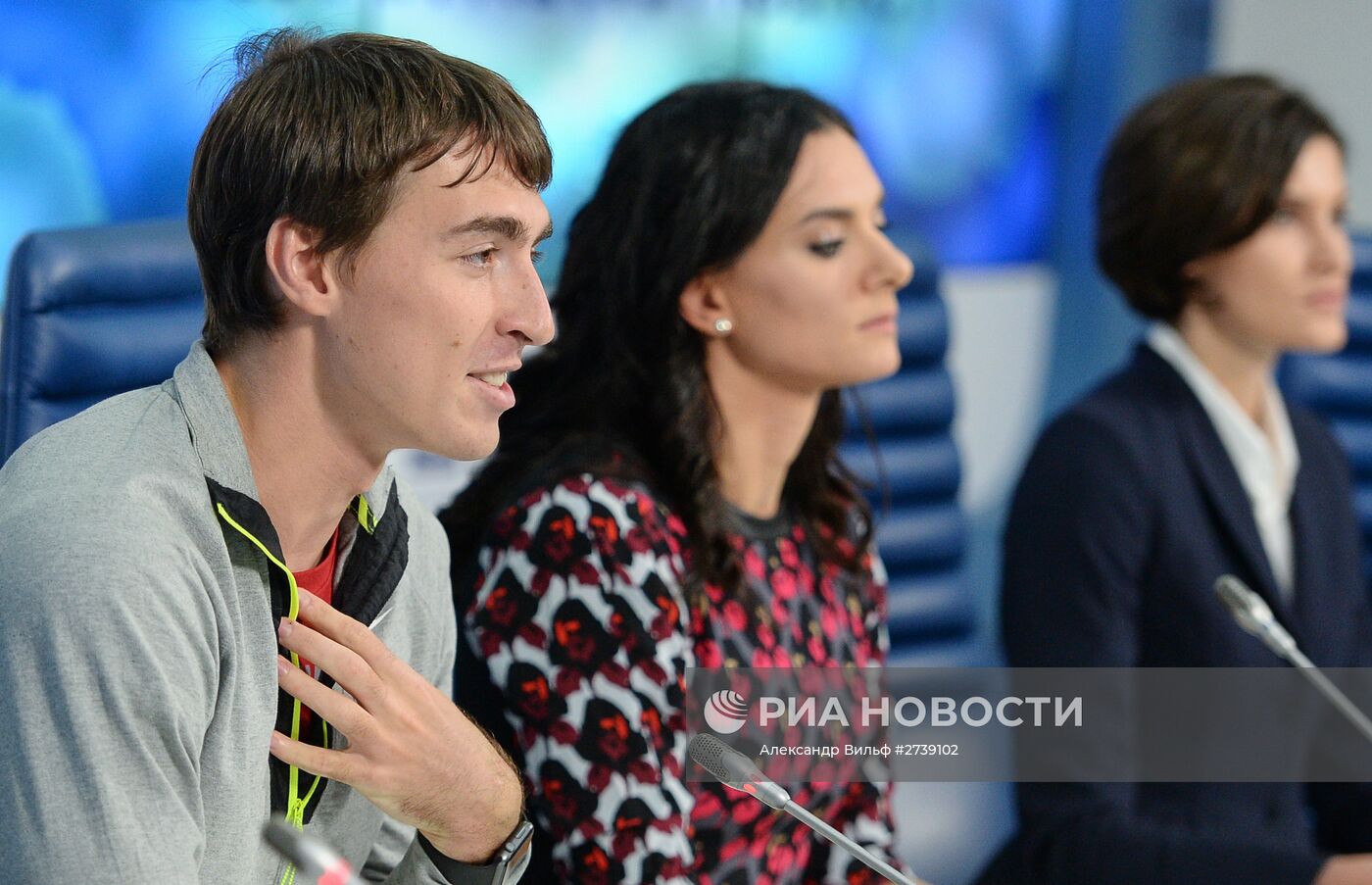 Пресс-конференция российских легкоатлетов