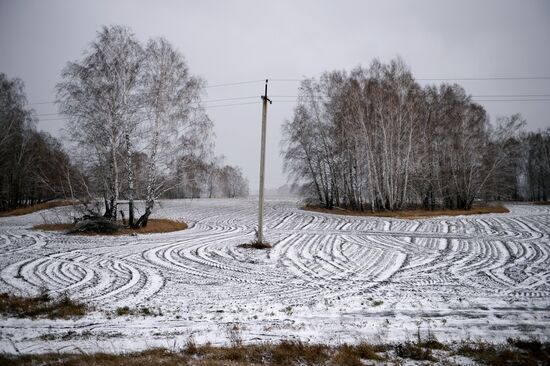 Зима в Новосибирской области