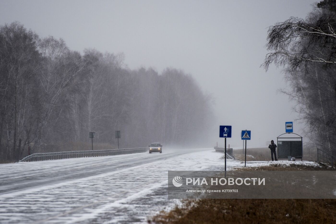 Зима в Новосибирской области