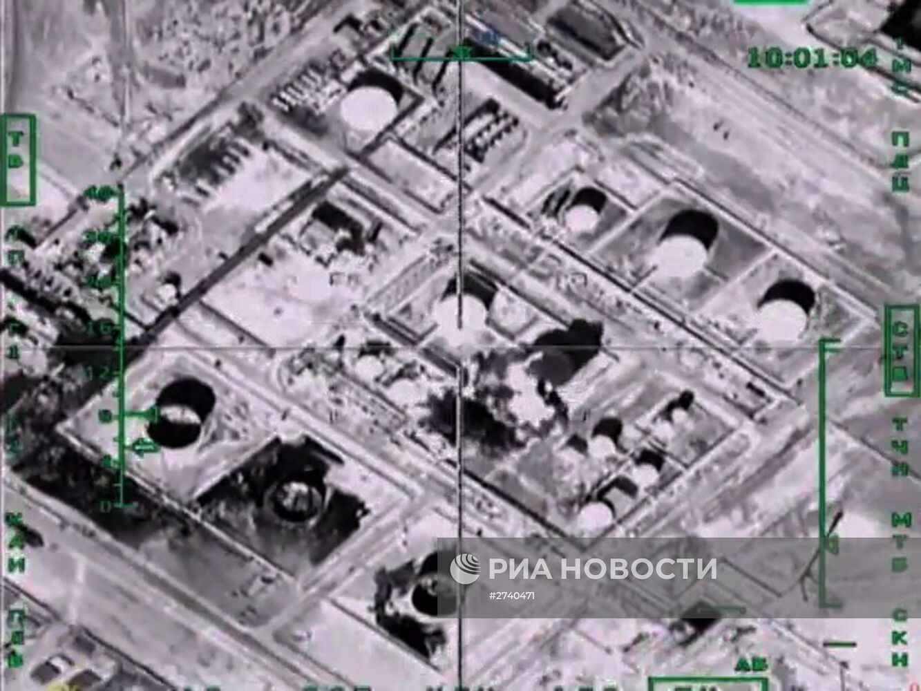 Авиаудары ВКС России по нефтеперерабатывающему заводу ИГ в Сирии